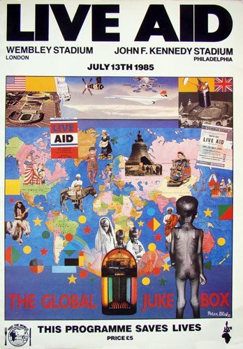 1985年に行われた過去最大のチャリティ・イベント「ライヴ・エイド」